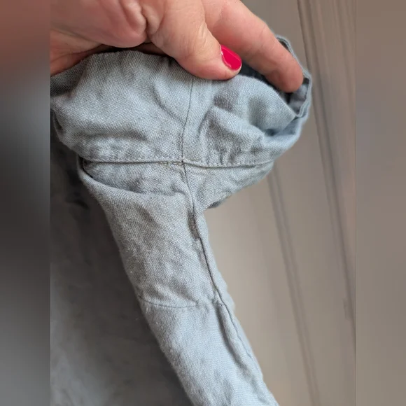 notPERFECTLINEN GORDES boxy Top, XXL, Swedish Blue - Picture 3 of 7